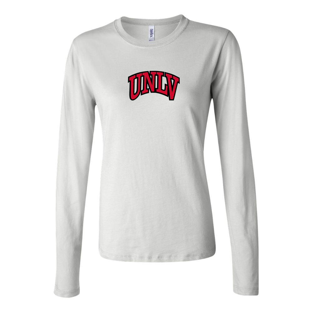 BELLA CANVAS Women’s UNLV Rebels Jersey Long Sleeve Tee